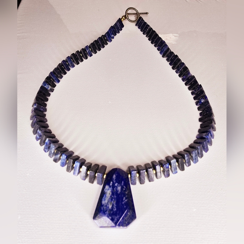 Lapis Lazuli Necklace with Pendant